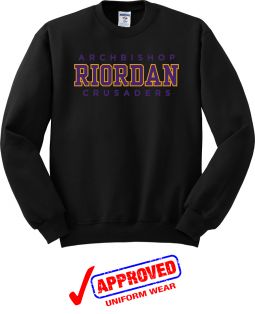 Tackle Twill - JERZEES - UNISEX Crewneck Sweatshirt, Black